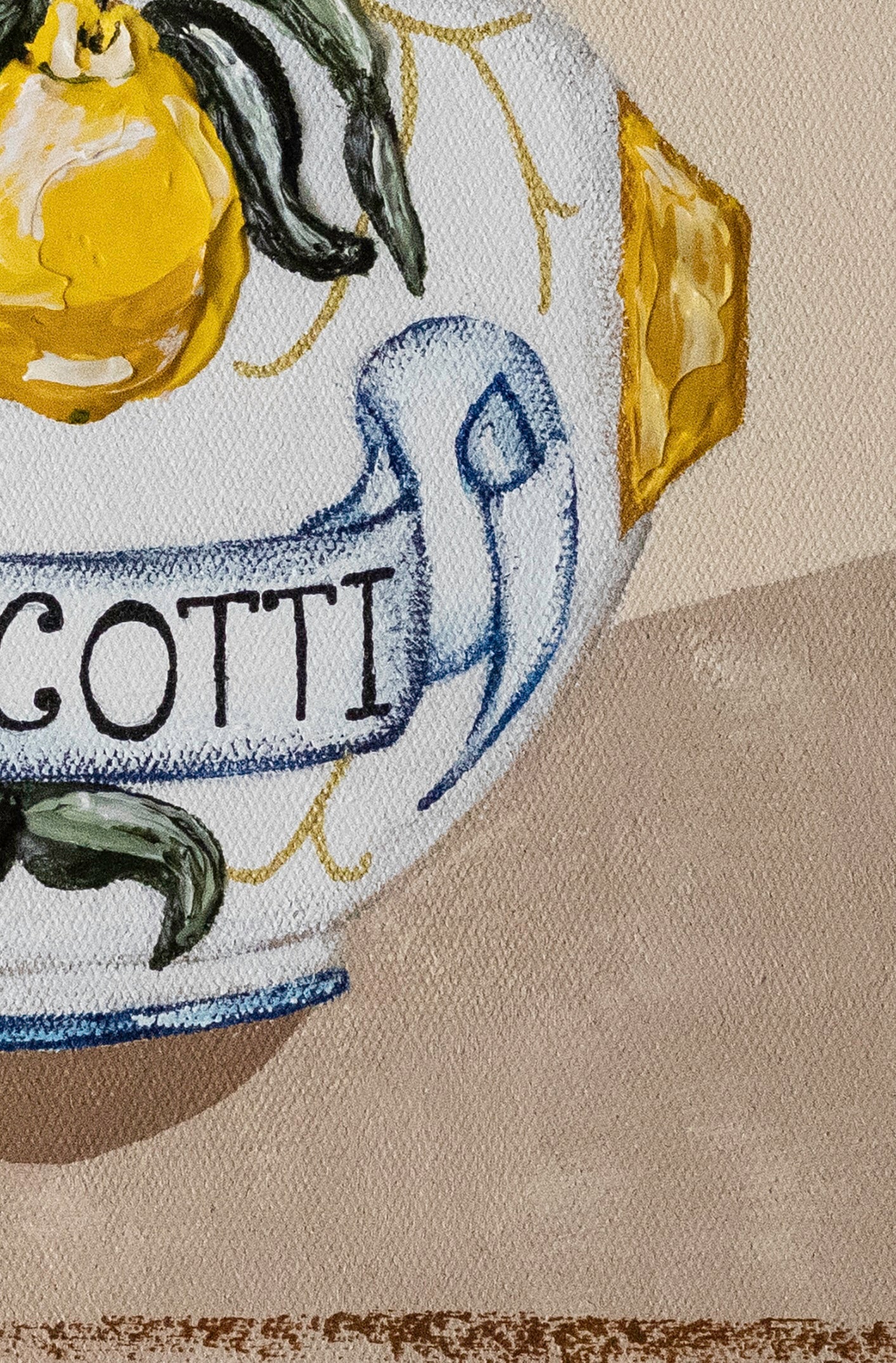 Biscotti fine art print by Marissa Lico.  Close up details.