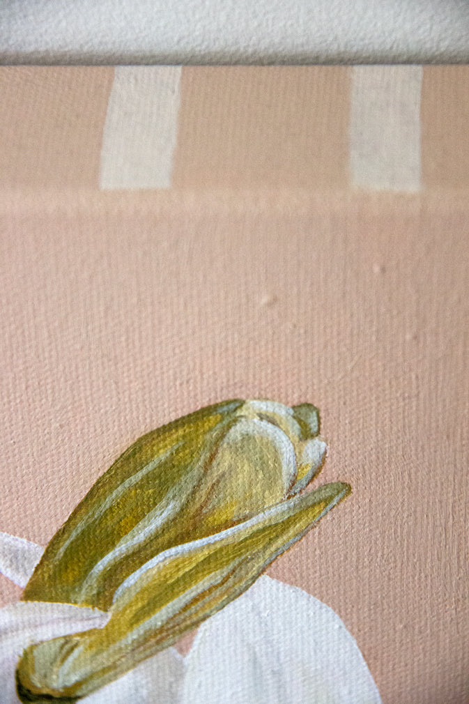 Fiori painting of white lily flower Tuscany by Marissa Lico