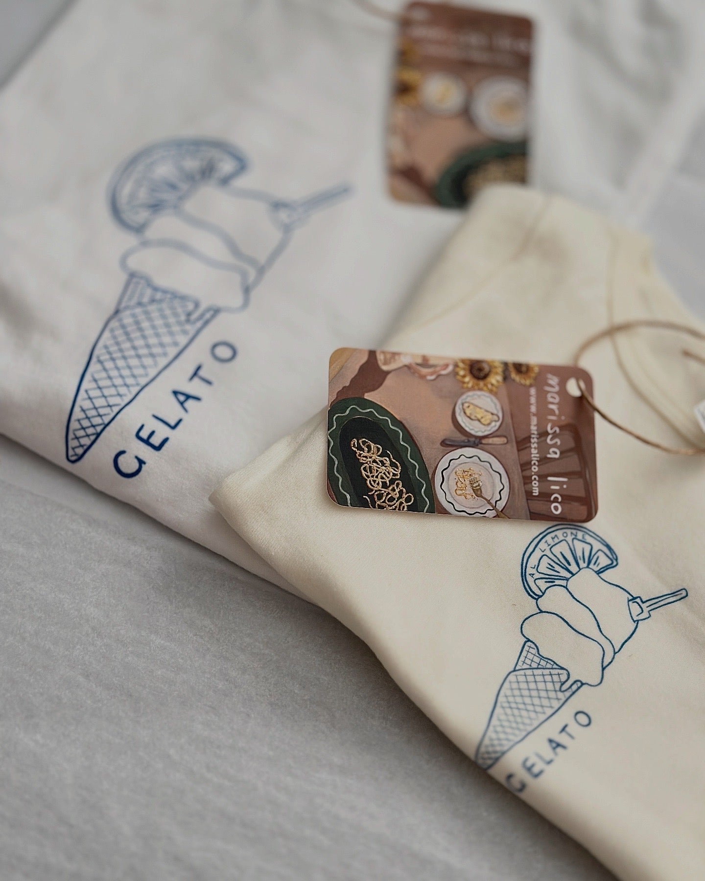 Gelato T-shirt Italian tee by Marissa Lico