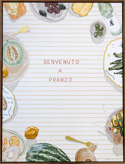 Benvenuto a Pranzo Italian Painting by Marissa Lico