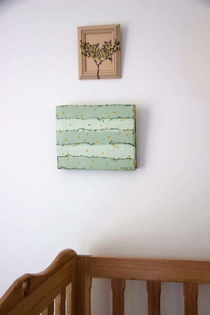 Tanto Limone painting of lemons abstract artwork by Marissa Lico