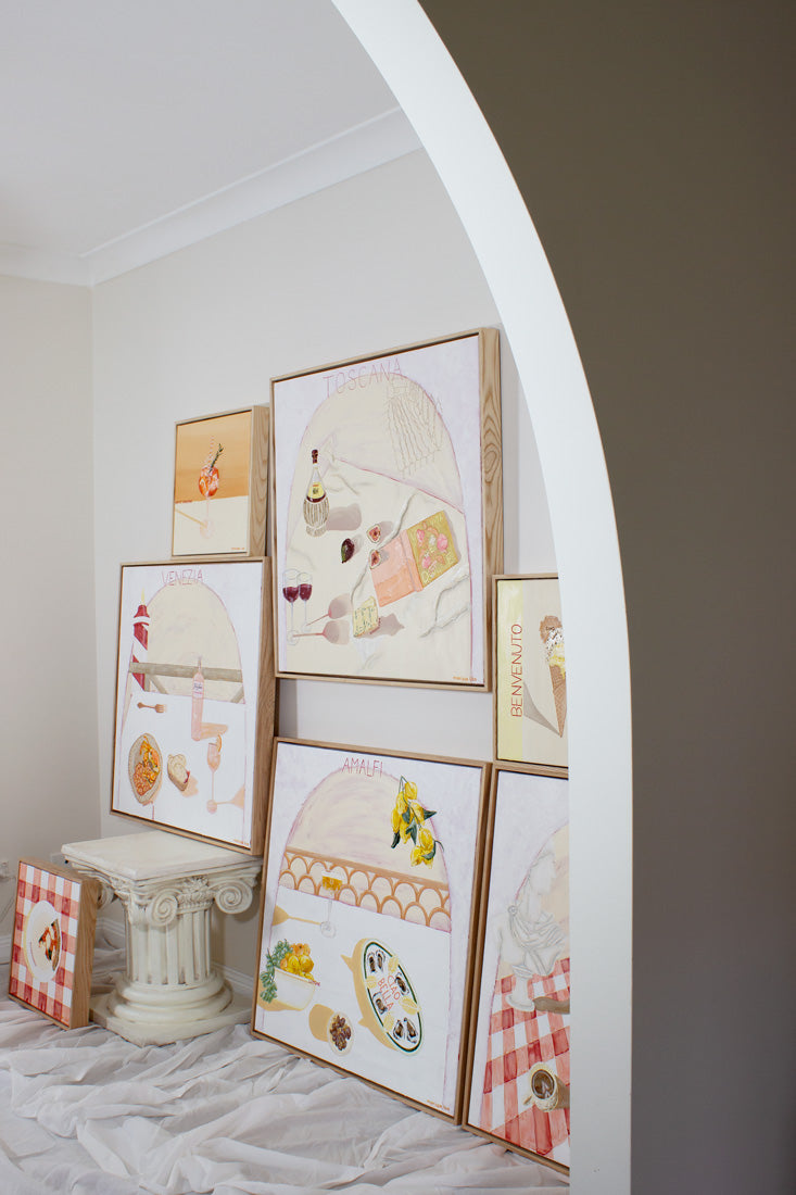 Toscana original painting by artist Marissa Lico.