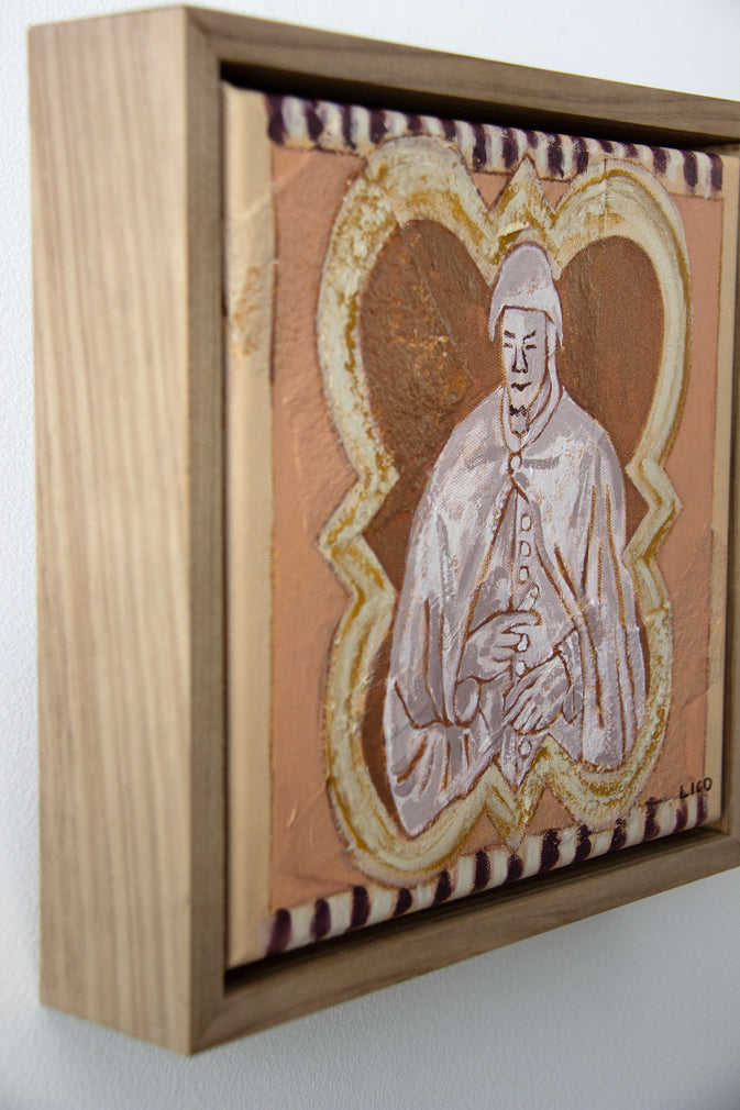 Andrea Sculpture Framed painting inspired by florence by artist Marissa Lico