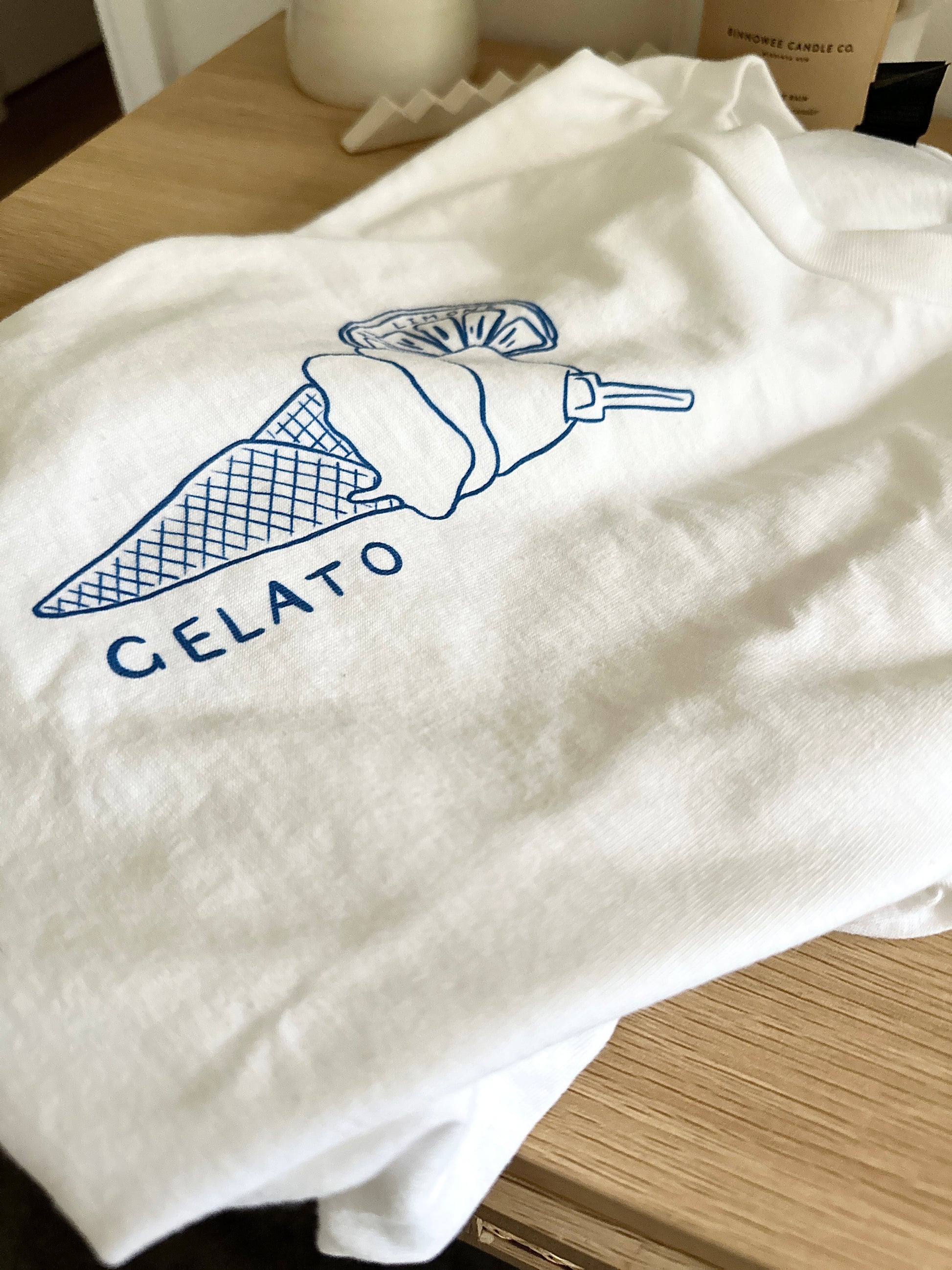 Gelato T-shirt by artist Marissa Lico