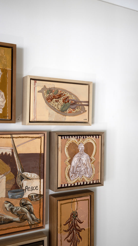 Andrea Sculpture Framed painting Uffizi florence by Marissa Lico