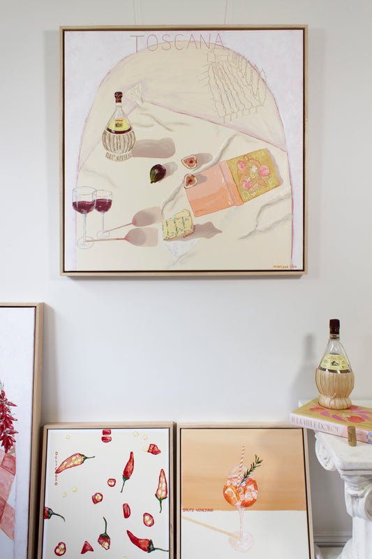 Toscana original painting by Marissa Lico.