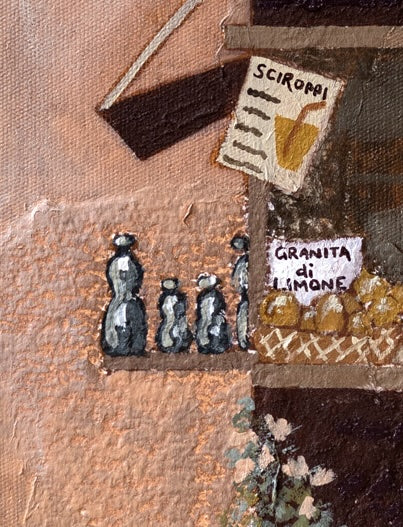 Nonna's Bar fine art print by marissa lico. texture details.