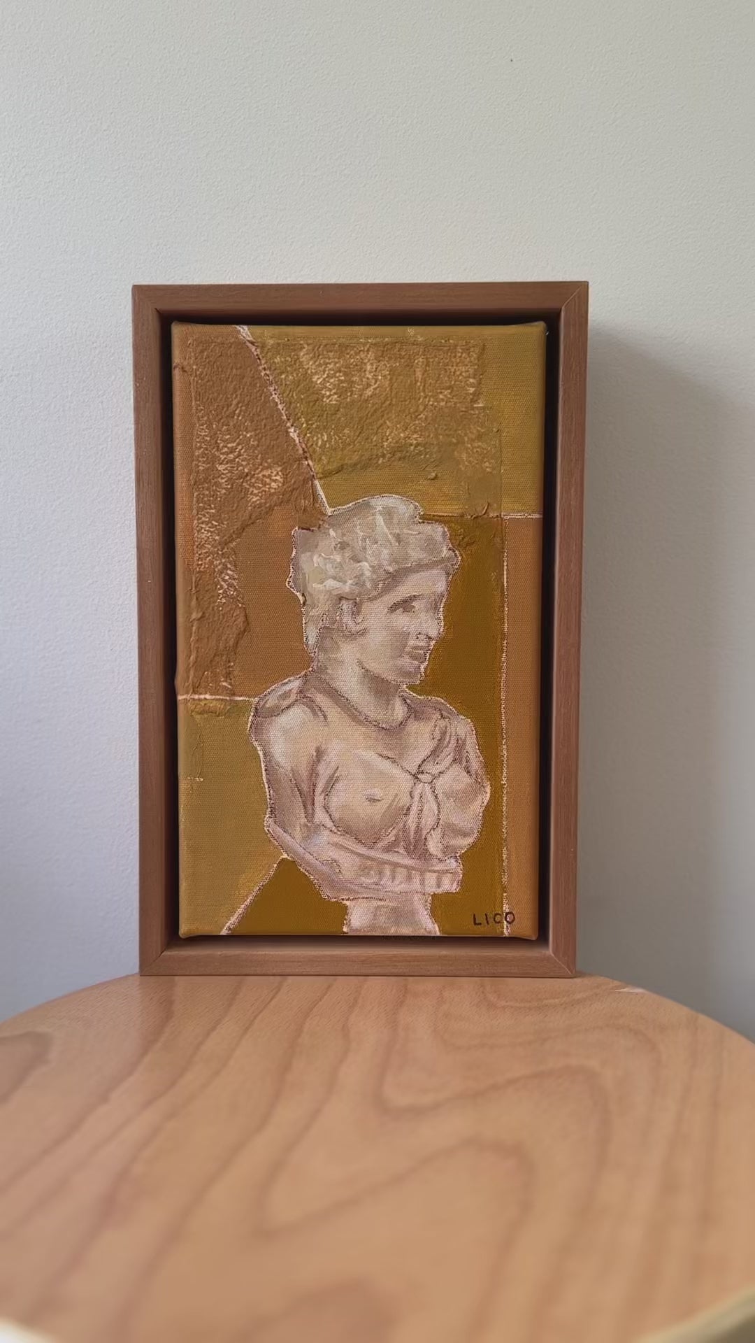 Roman Sculpture original artwork by Marissa Lico