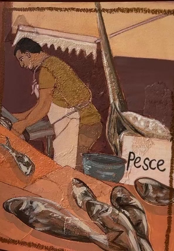 Seafood Market fine art print by Marissa lico. Video of texture details.