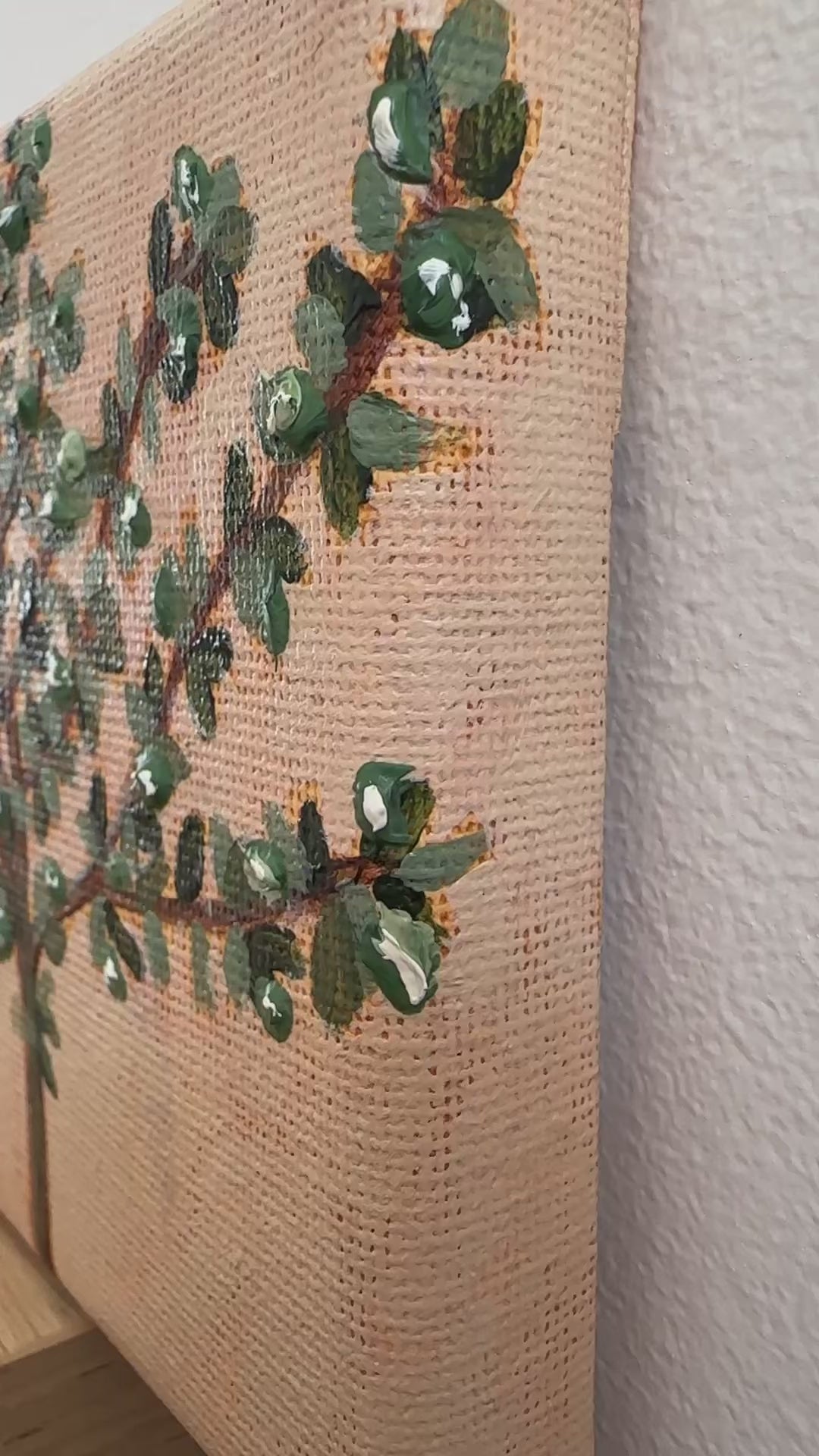 Ulivo original painting of olive tree by Marissa Lico. Video content