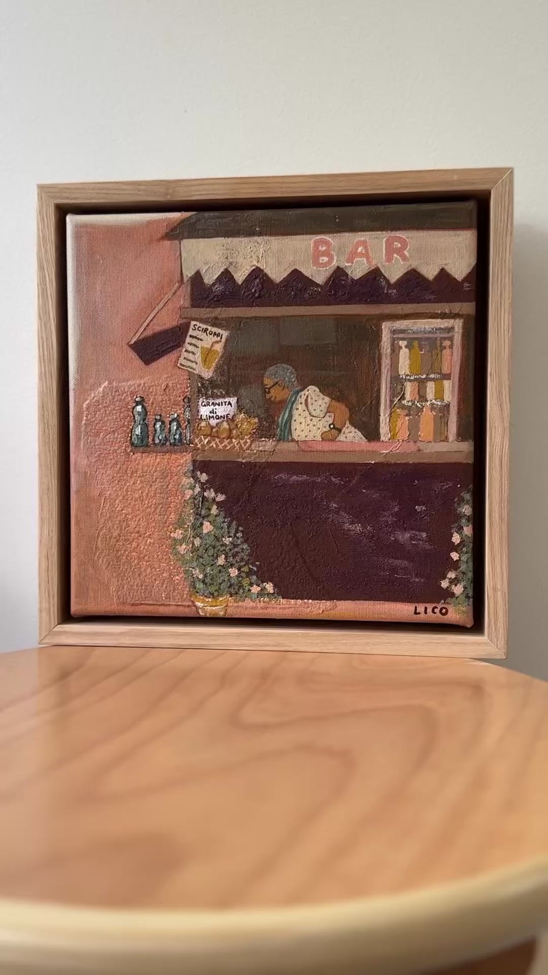 Nonna's Bar video by artist Marissa Lico