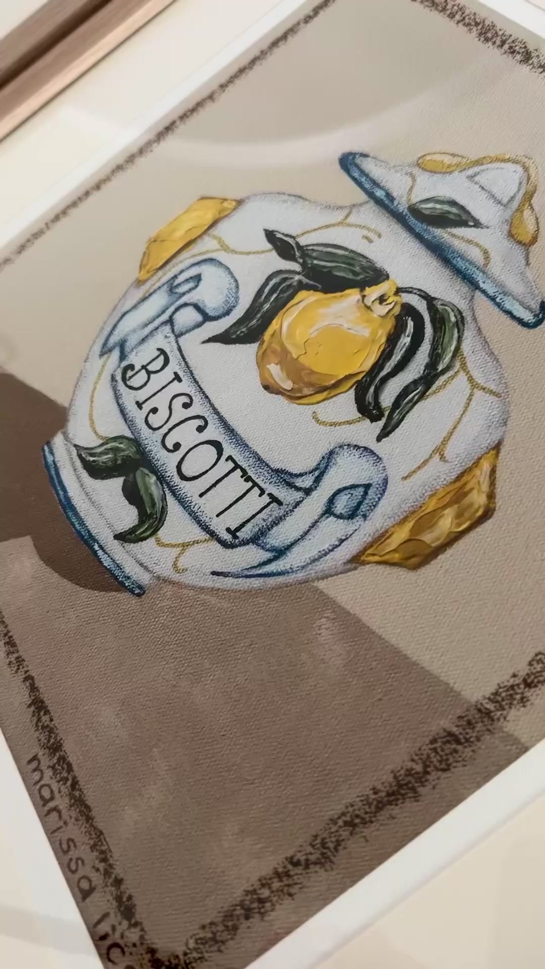 Biscotti fine art print by Marissa Lico. Video.