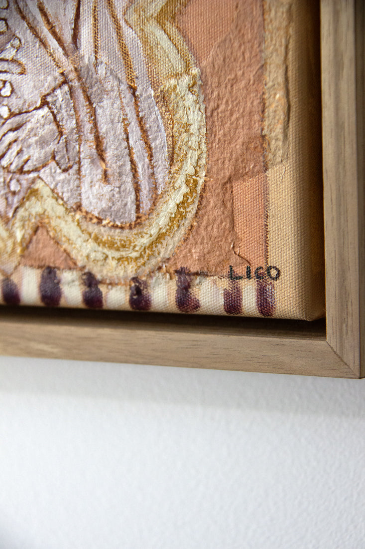 Andrea Sculpture Framed original painting by artist Marissa Lico