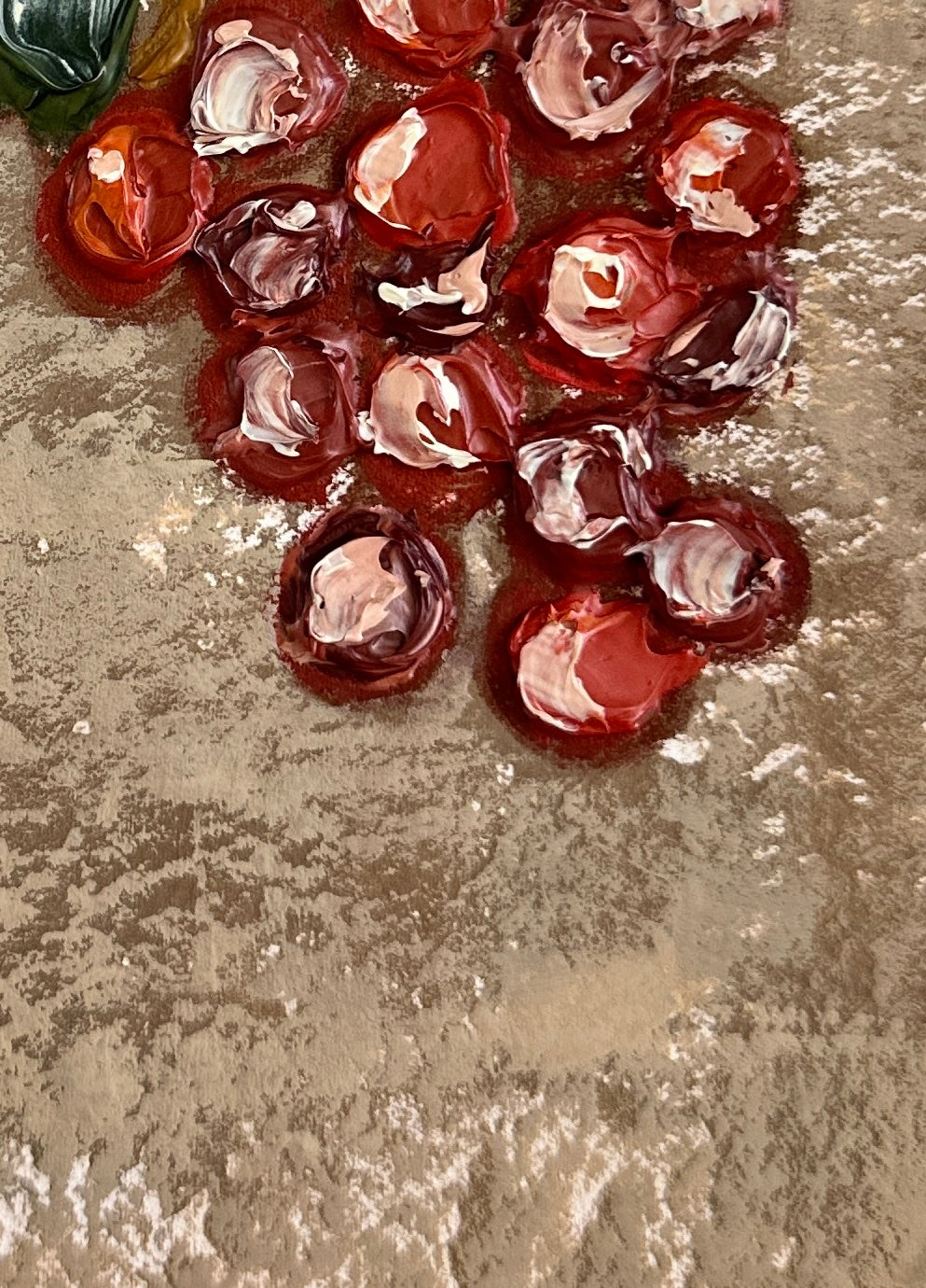 Uva Vino original painting on paper of grapes by Marissa Lico.