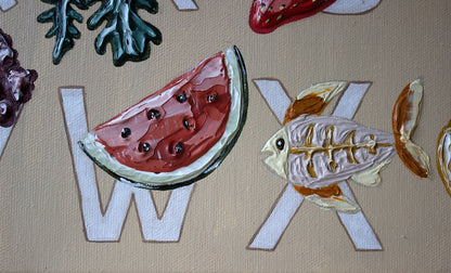 Alfabeto fine art print by marissa lico.