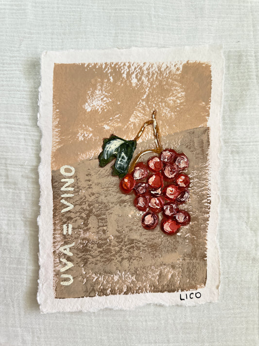 Uva equals vino by Marissa Lico