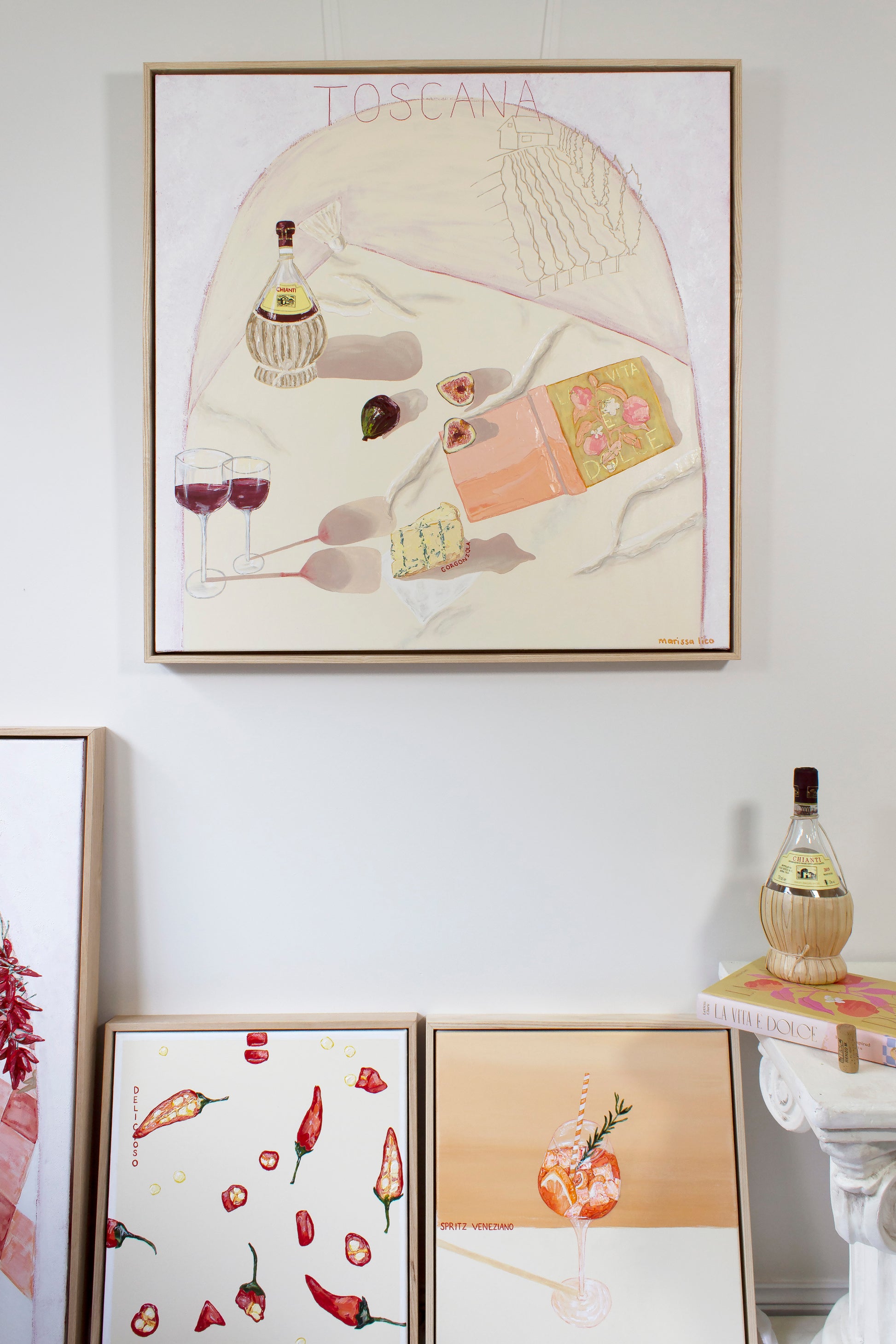 Toscana original painting by Marissa Lico. 
