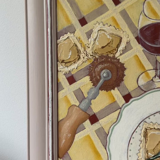 Ravioli for one original artwork by Marissa Lico.