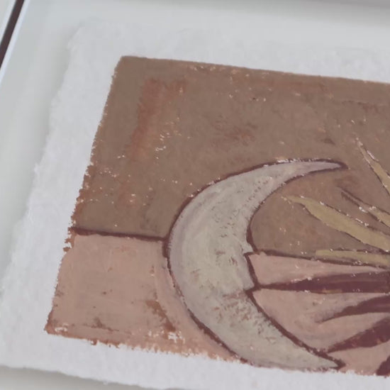 Video of Sole e Luna meaning sun and moon by Italian artist Marissa Lico.