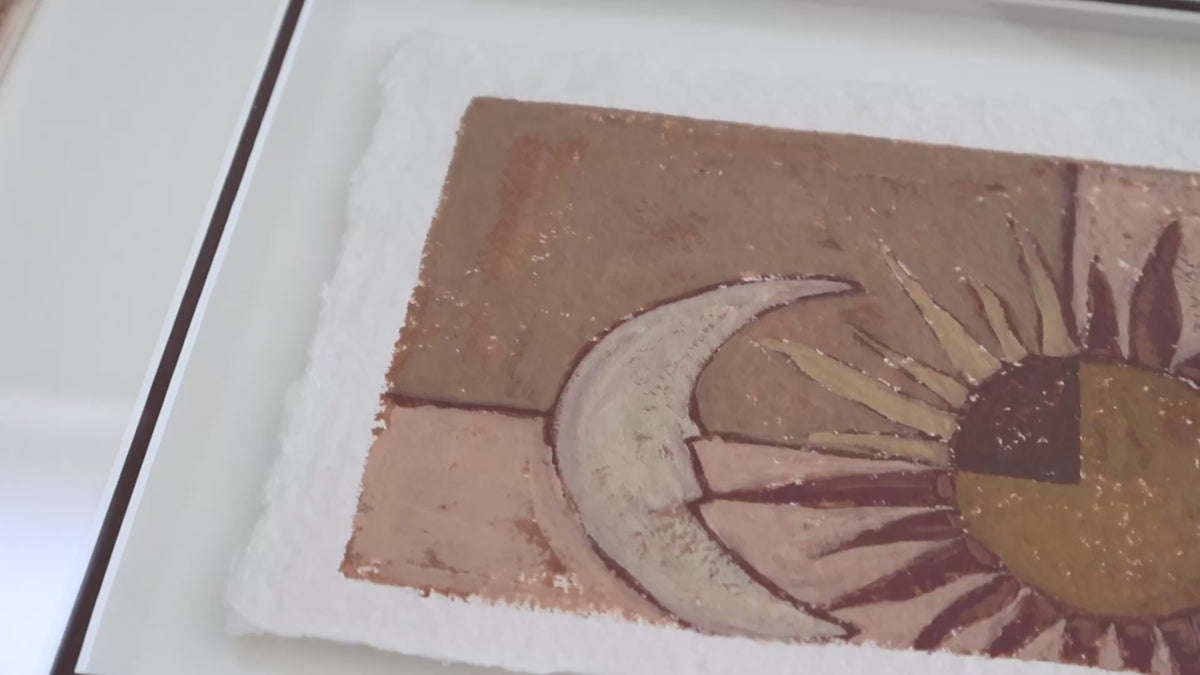 Video of Sole e Luna meaning sun and moon by Italian artist Marissa Lico.