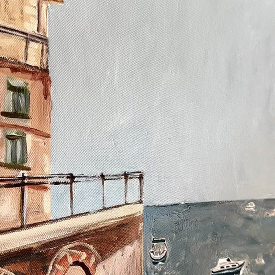 Video of al Mare painting print by Marissa Lico.