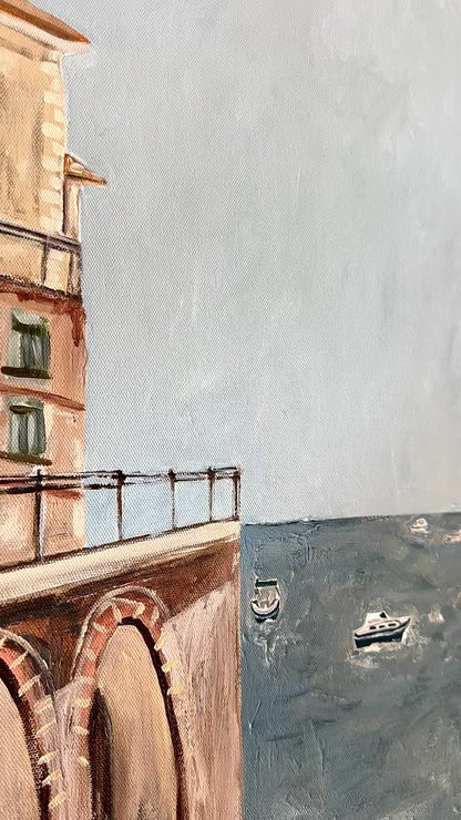 Video of al Mare painting print by Marissa Lico.