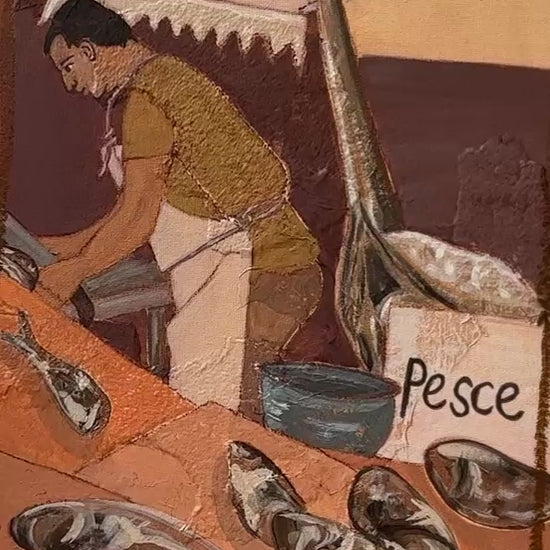 Seafood Market fine art print by Marissa lico. Video of texture details.