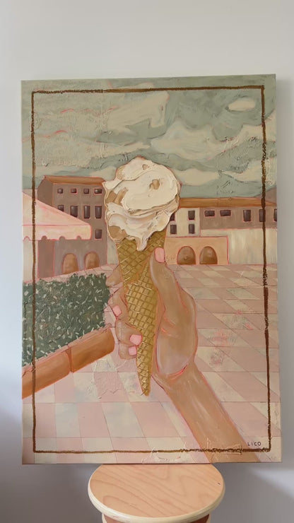 Gelati in Chianti - Original Painting by Marissa Lico