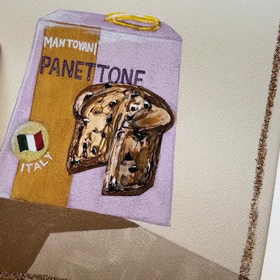 Panettone fine art print by Marissa Lico. Video of print.