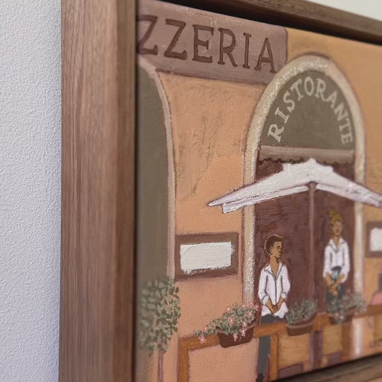 Pizzeria by Marissa Lico video of texture details.
