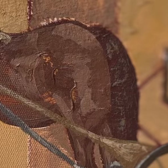 Horse Chanel fine art print by Marissa Lico, video of texture.
