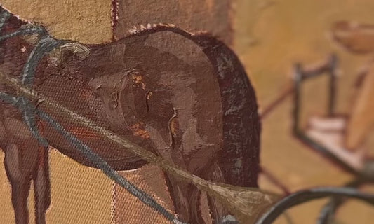 Horse Chanel fine art print by Marissa Lico, video of texture.