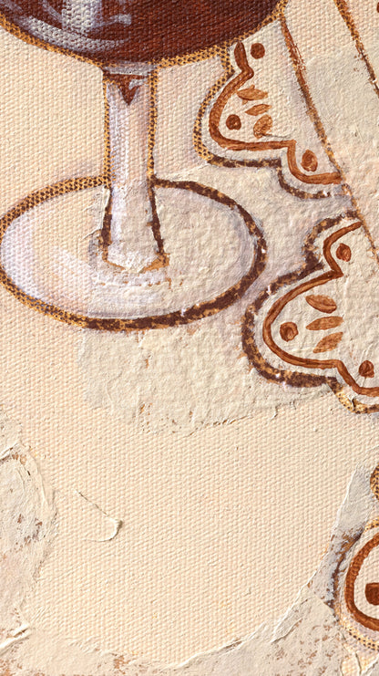 Pasta at Nonnas art print by Marissa Lico vino at nonnas