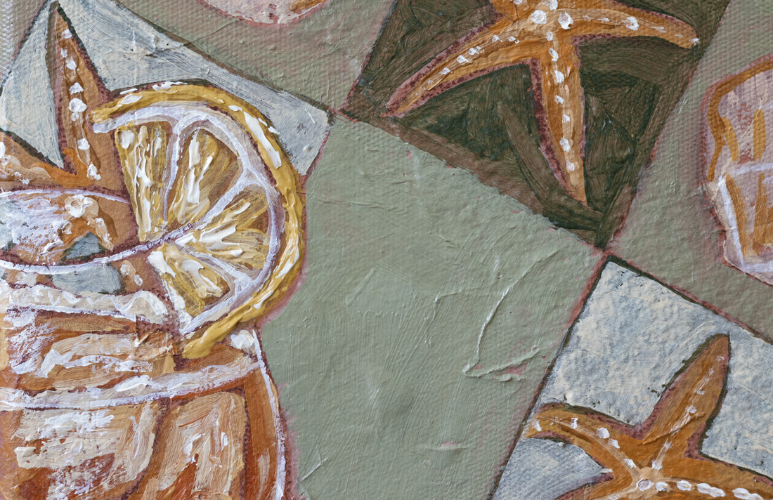 pasta by the sea art print by Marissa Lico limone